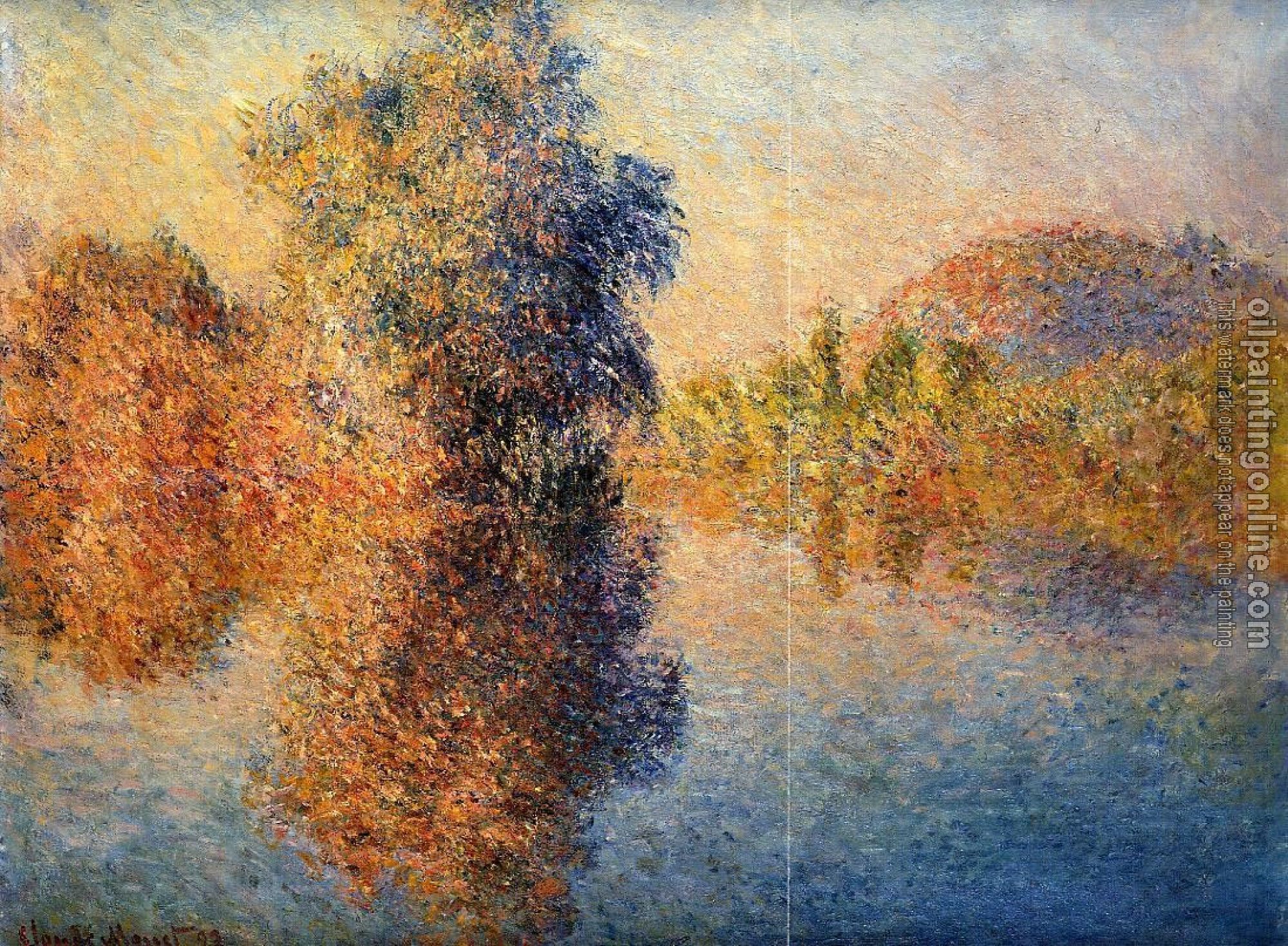 Monet, Claude Oscar - Morning on the Seine